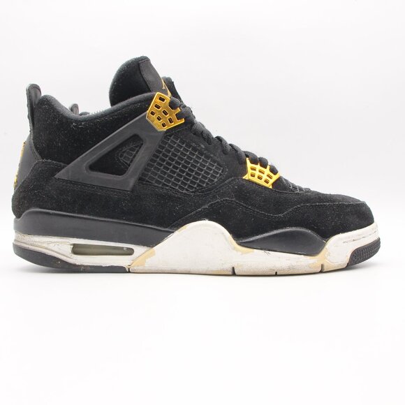 black and gold jordan 4 mens